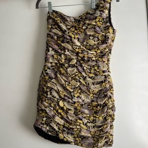 Cute cocktail one shoulder dress